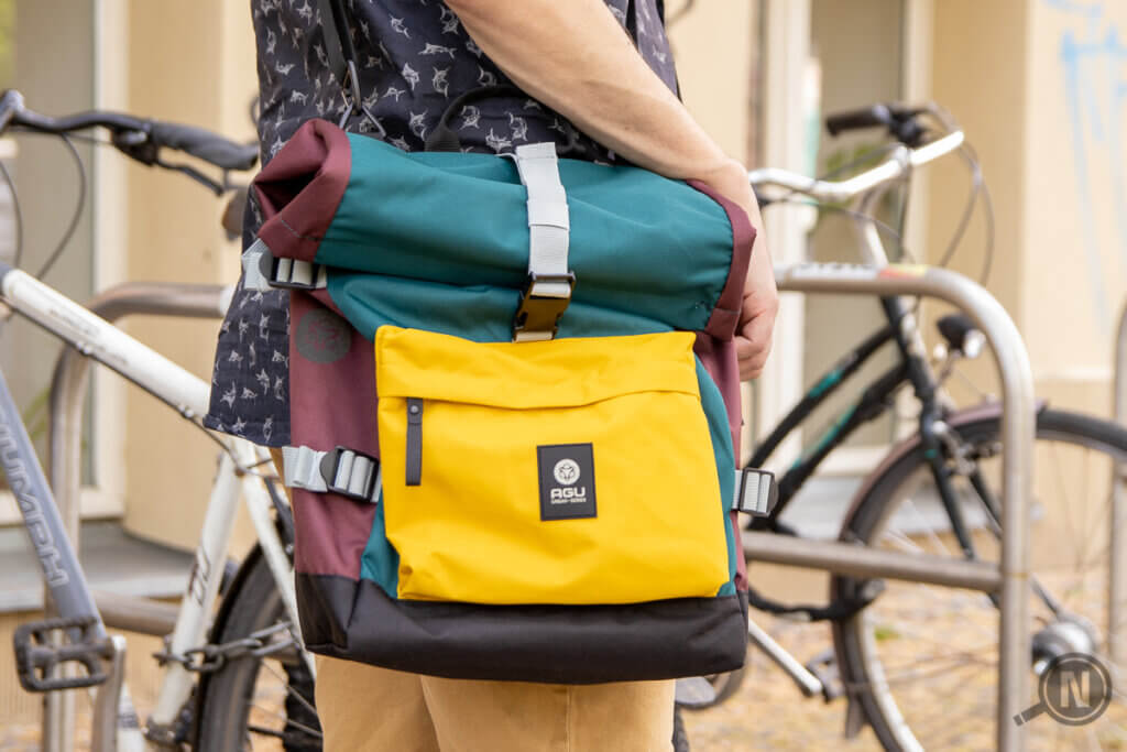 Fahrradtasche als Umhaengetasche