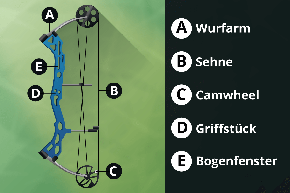 Die Bestandteile eines Compoundbogens