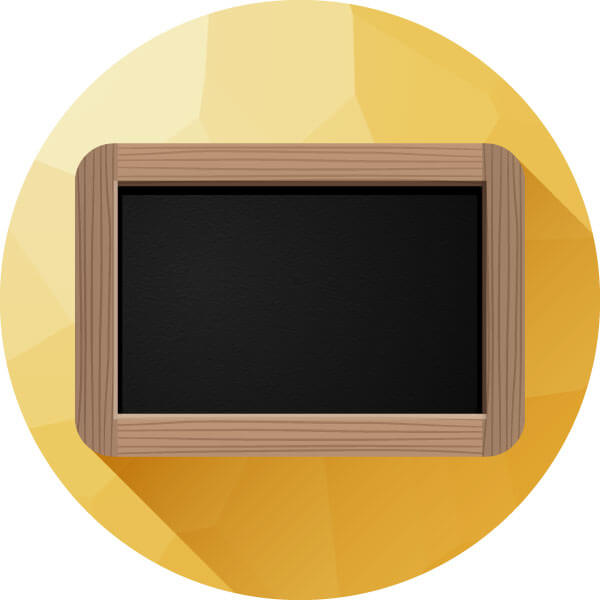 Kreidetafel - Icon