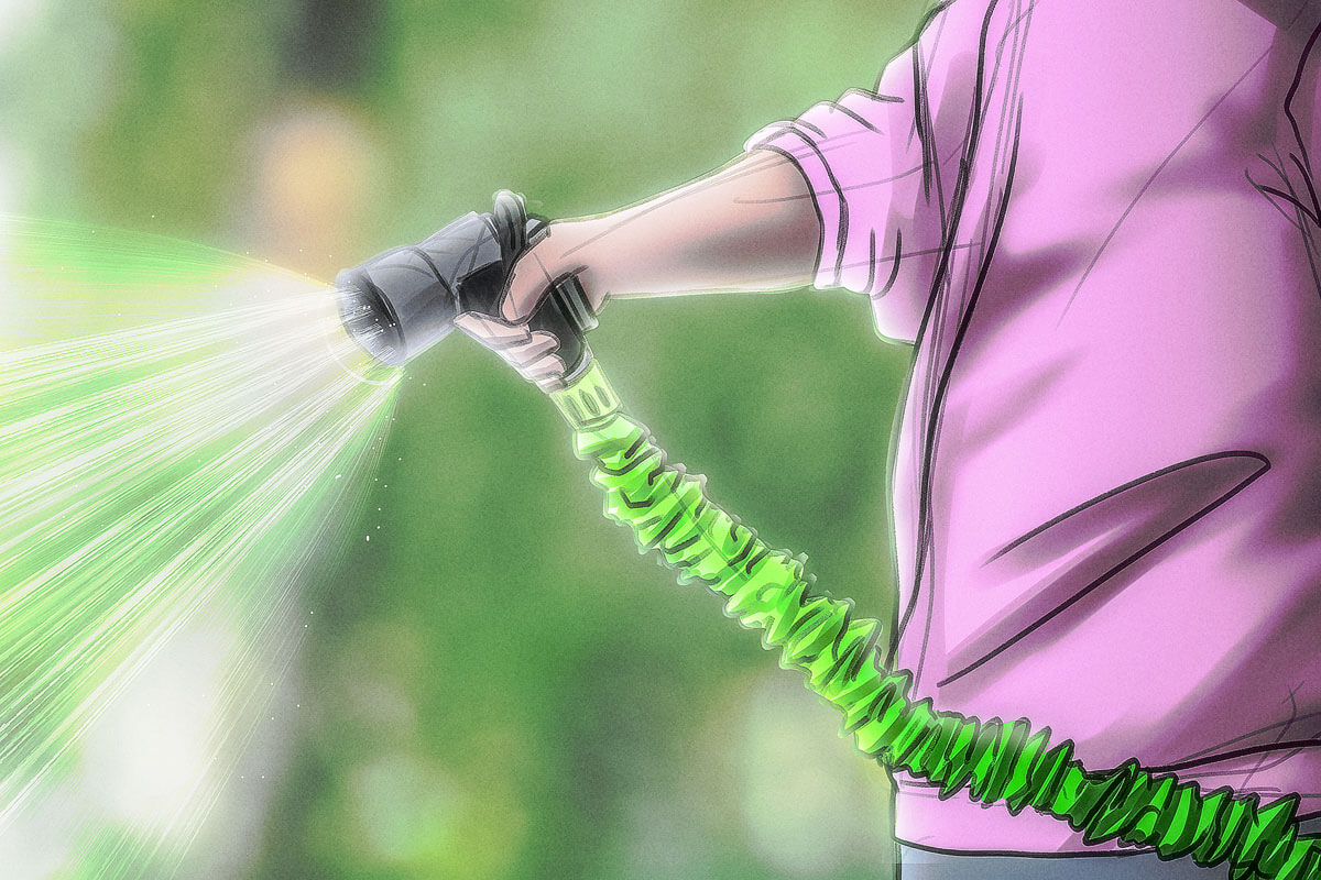 gartenschlauch flexischlauch bewässerung gießen