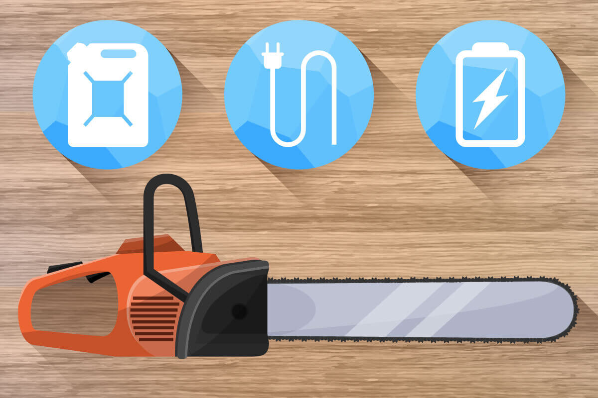 motorsäge kettensäge benzin akku strom