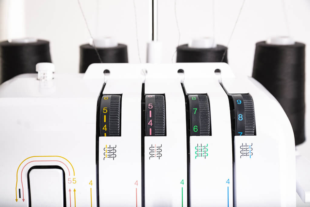 Naehmaschine von Oben