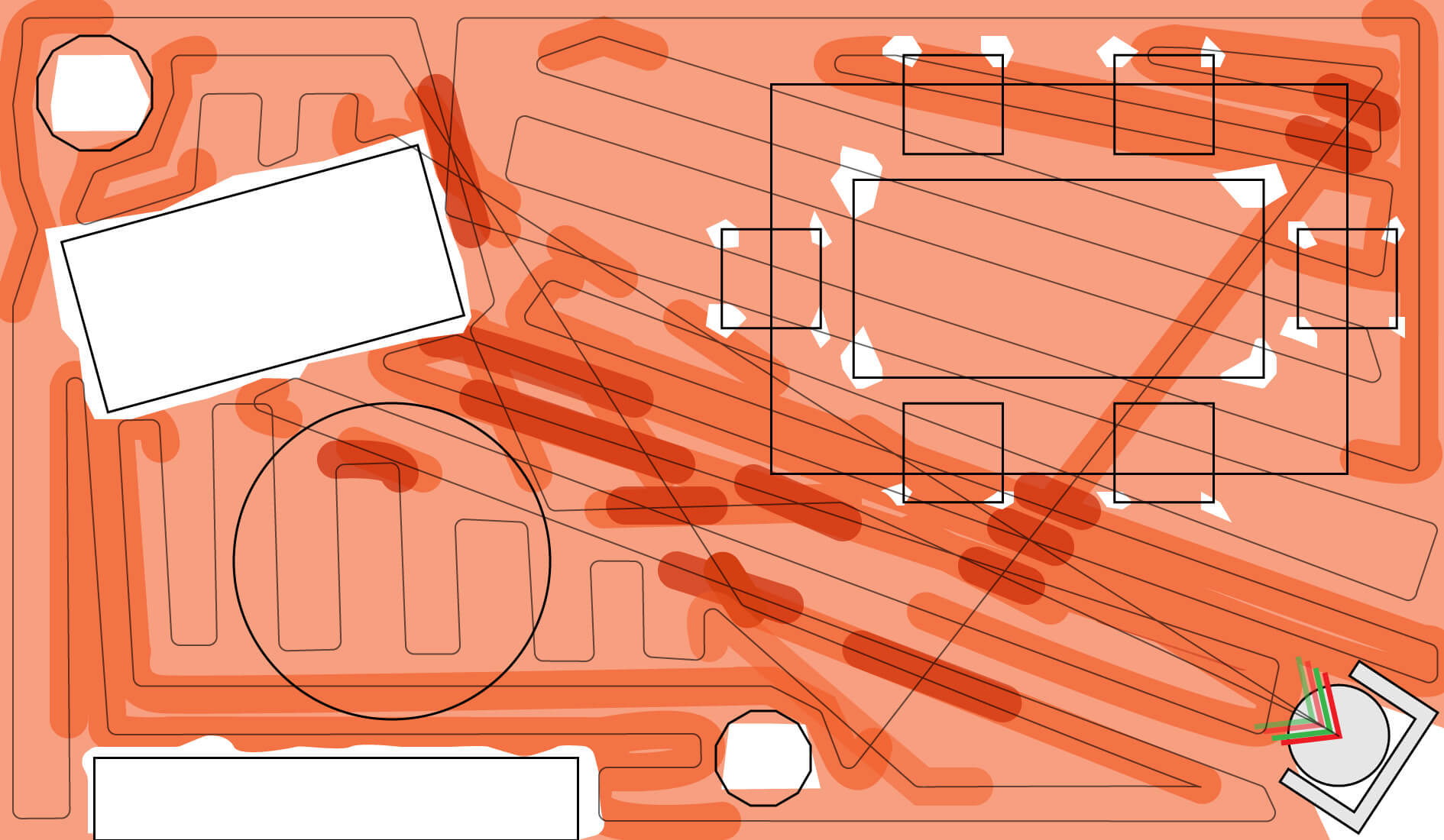 Navigation Wischroboter